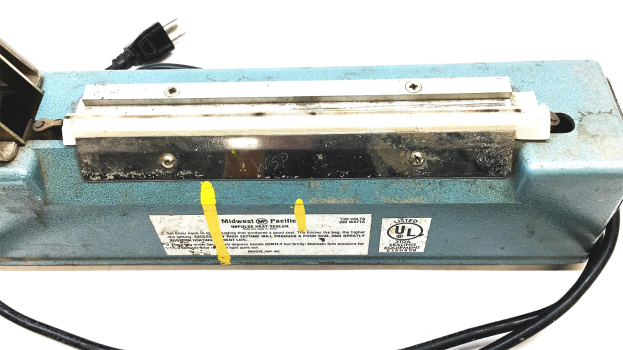 Midwest Pacific 120V 260W Impulse Sealer MP-8C USED