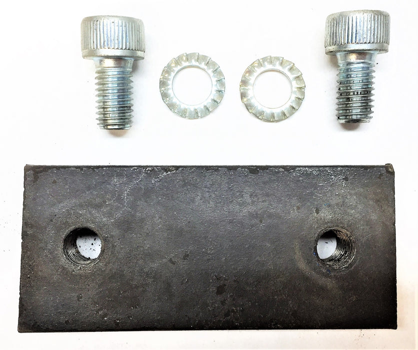 UNBRANDED 3-1/2" x 1-1/2" x 1/2" Steel Mounting Bracket Plate [Lot of 5] NOS