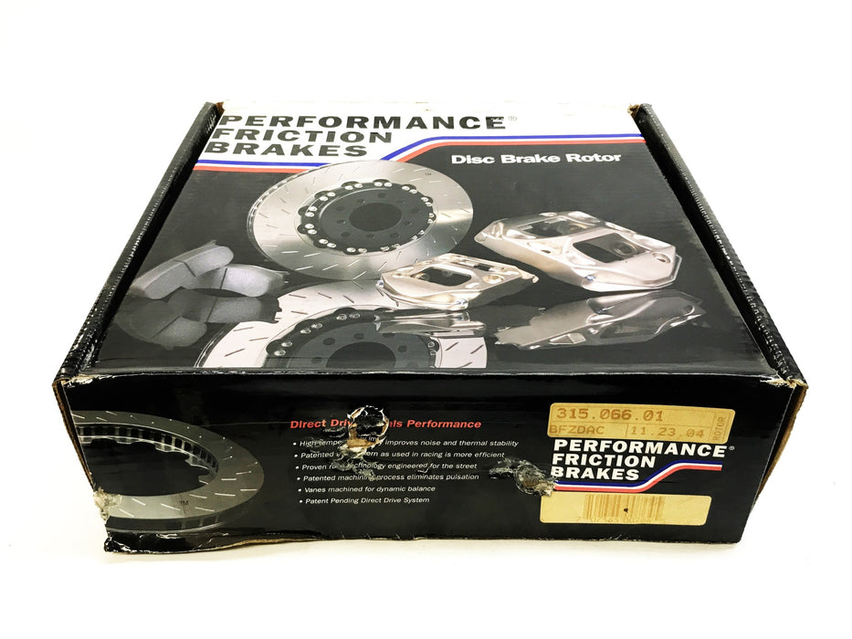 Performance Friction Disc Brake Rotor 315.066.01 NOS