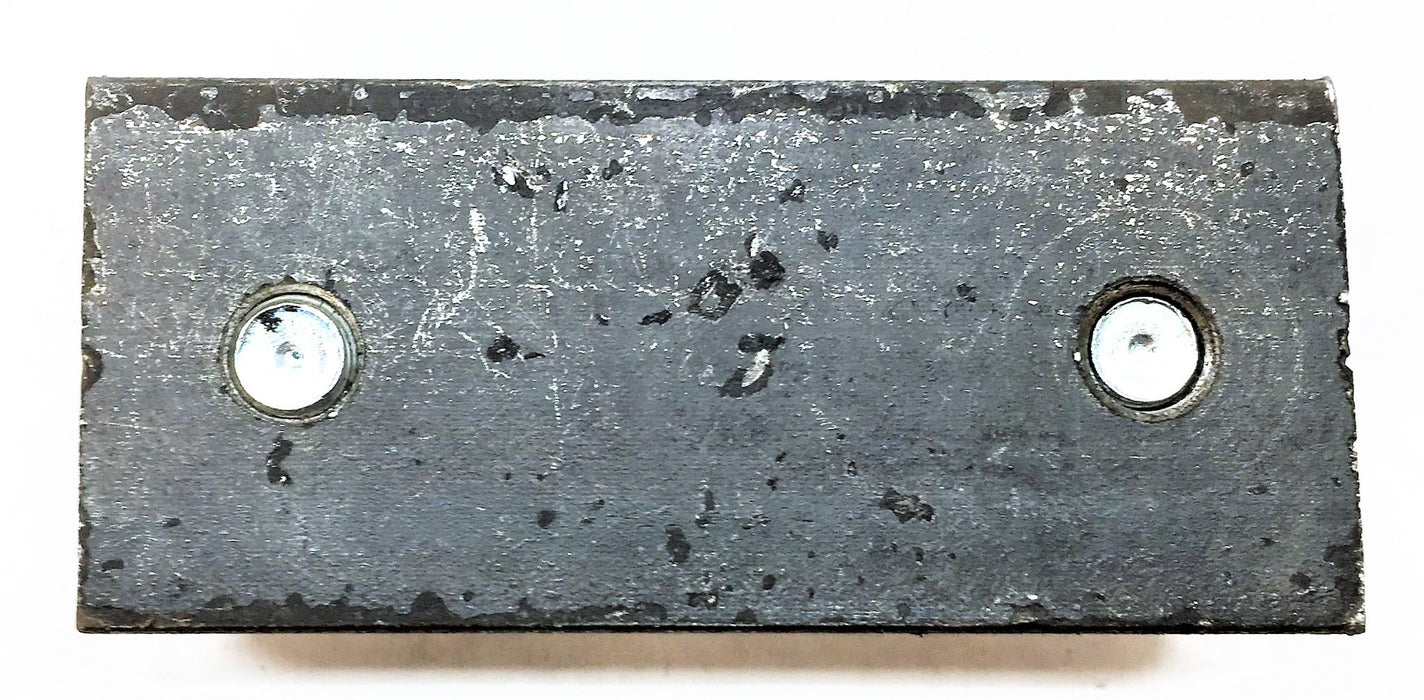 UNBRANDED 3-1/2" x 1-1/2" x 1/2" Steel Mounting Bracket Plate [Lot of 5] NOS