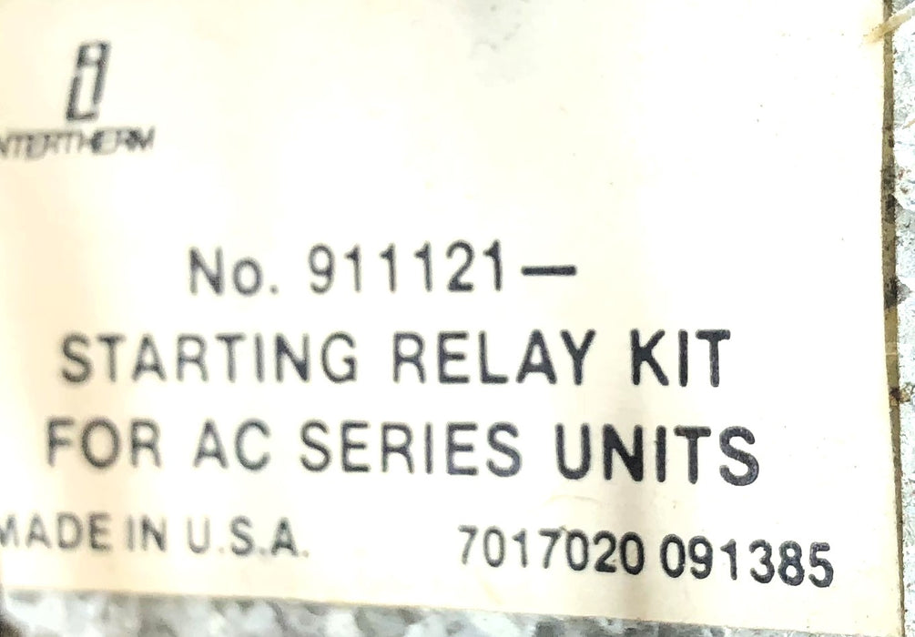 Intertherm Starting Relay Kit 911121 NOS