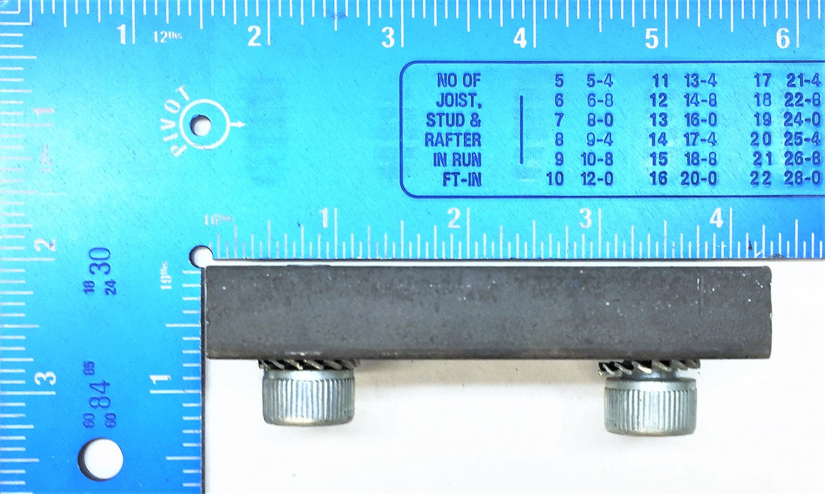 UNBRANDED 3-1/2" x 1-1/2" x 1/2" Steel Mounting Bracket Plate [Lot of 5] NOS