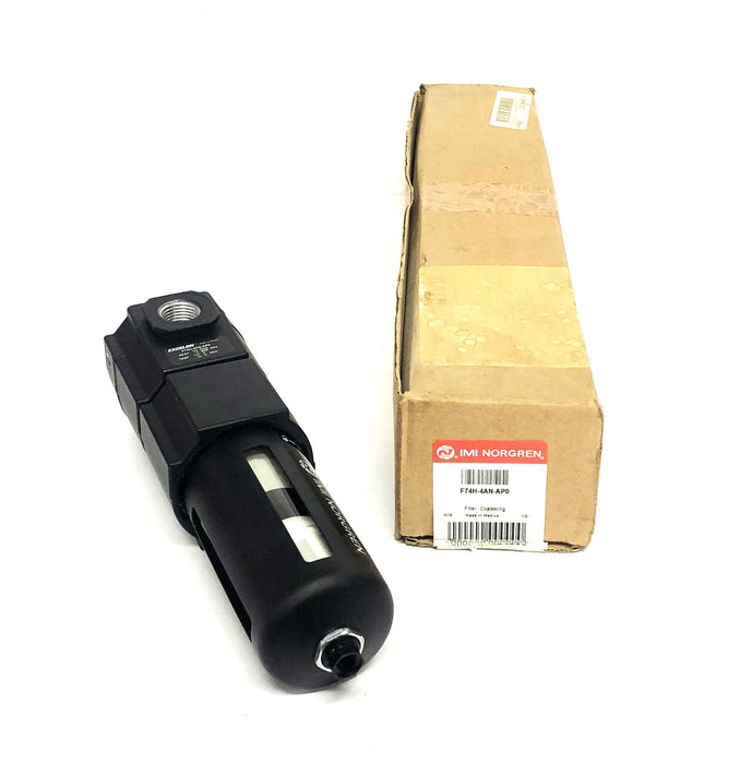 Norgren Excelon 1/2 Inch High Flow Coalescing Filter F74H-4AN-AP0 NOS