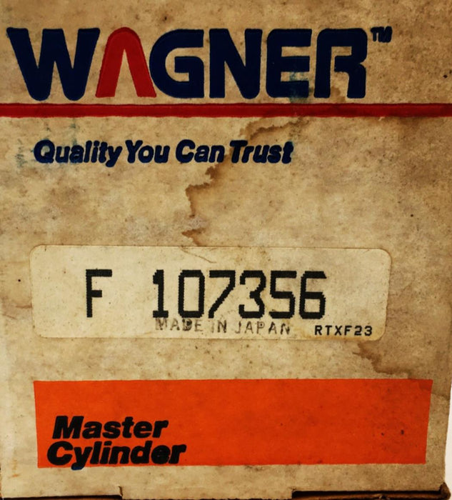 Wagner Brake Master Cylinder F107356 NOS