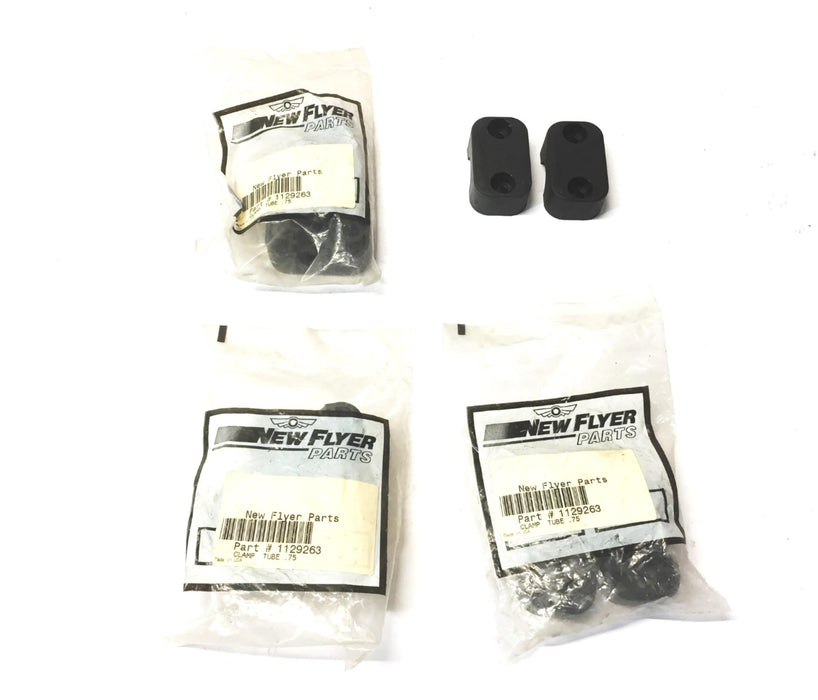 New Flyer Tube Clamp 3/4" 1129263 (049194) [Lot of 4] NOS
