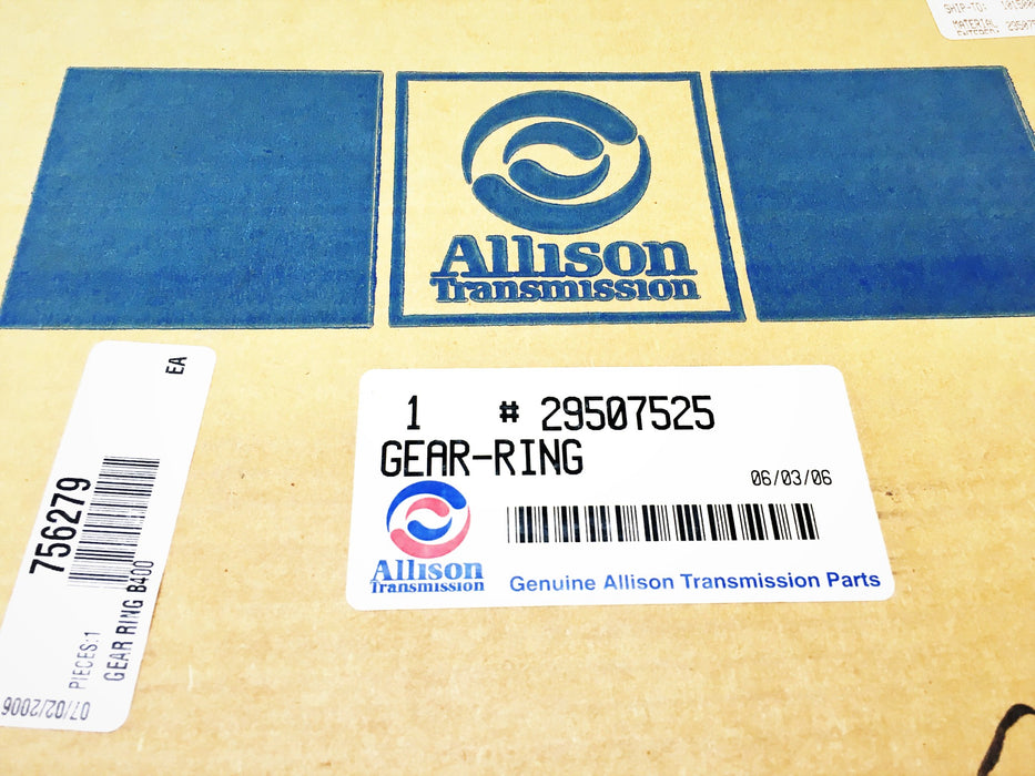 Allison Transmission Gear Ring 29507525 NOS