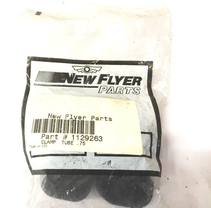 New Flyer Tube Clamp 3/4" 1129263 (049194) [Lot of 4] NOS