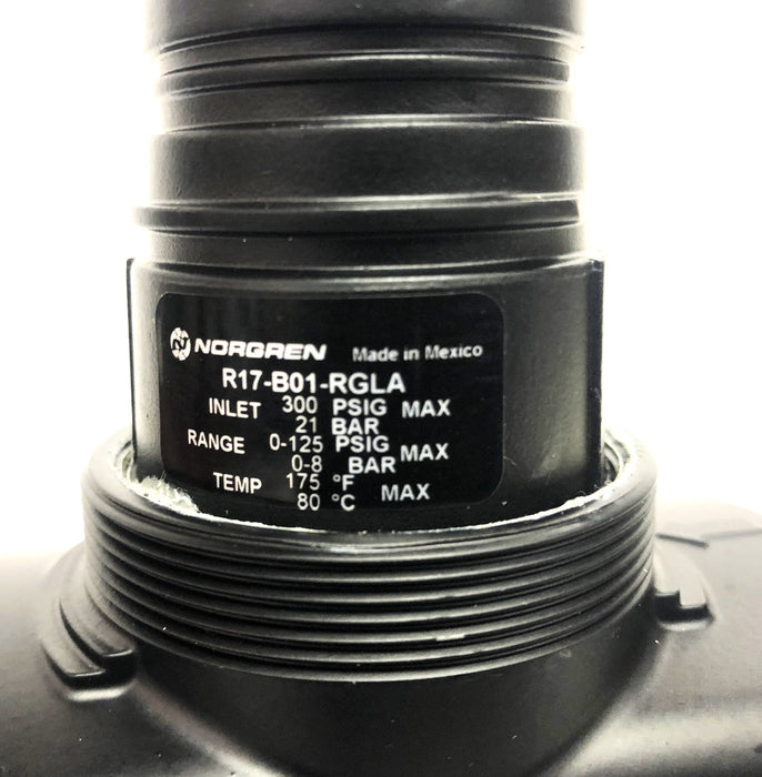 Norgren Compressed Air Filter R17-B01-RGLA NOS