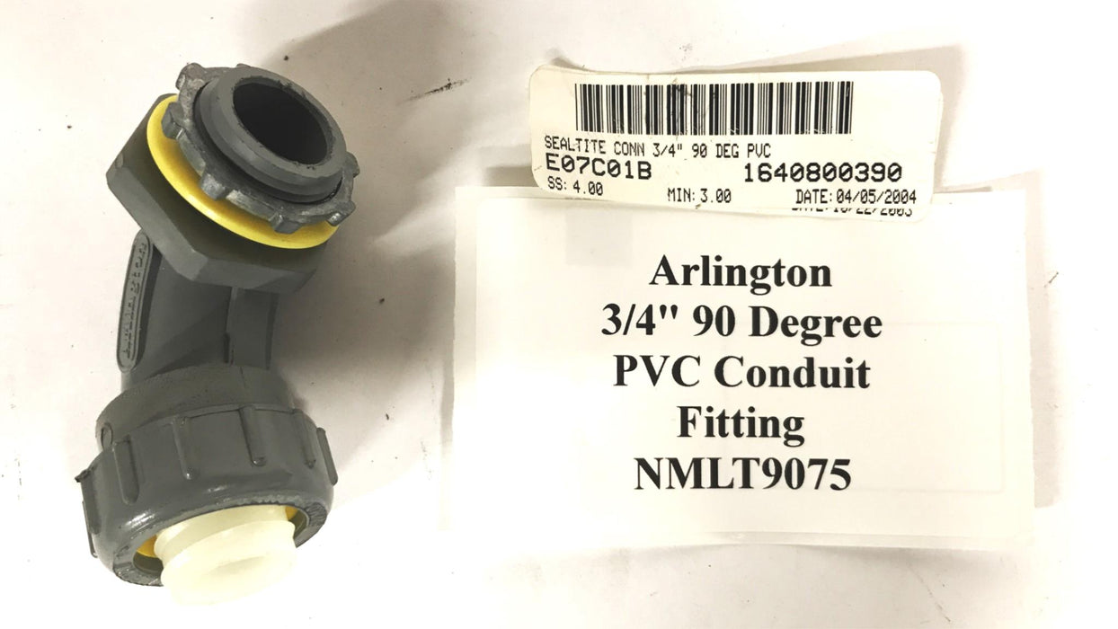 Arlington 3/4 inch 90 Degree Sealtite Connector NMLT9075 [Lot of 6] NOS