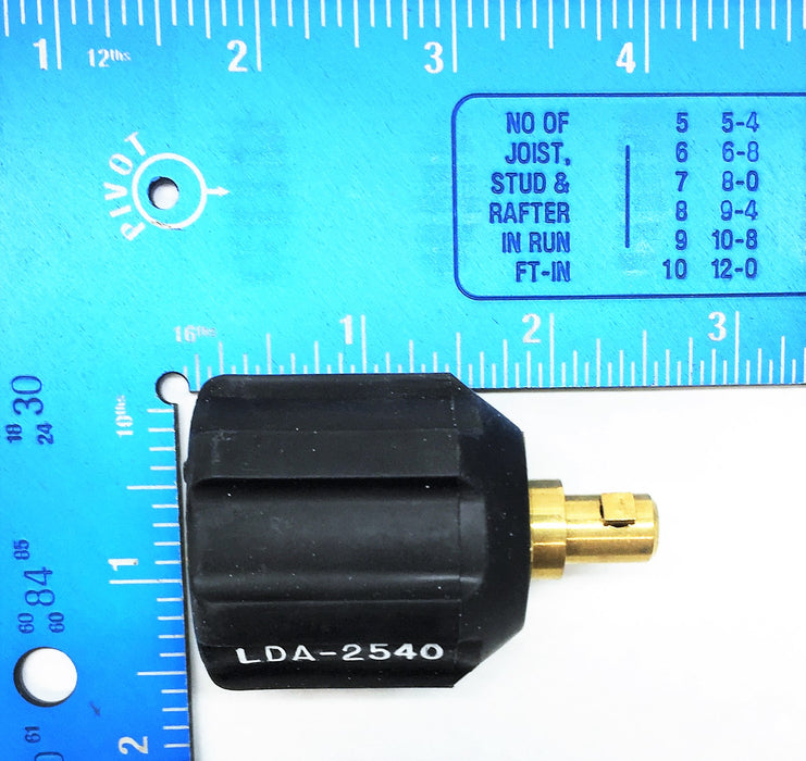 Lenco Black One-Piece Adapter LDA-2540 (053364) Adapter Black NOS