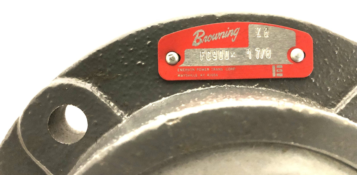 Browning 4-Bolt Flange Eccentric Locking Bearing FC900X 1 7/8 NOS