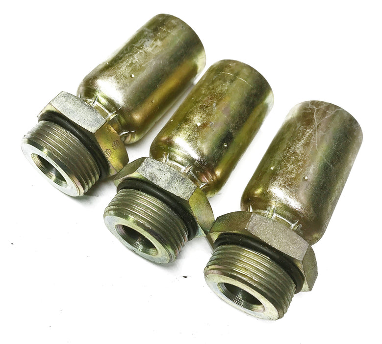 Weatherhead Hydraulic Fitting 12U-P16 [Lot of 3] NOS