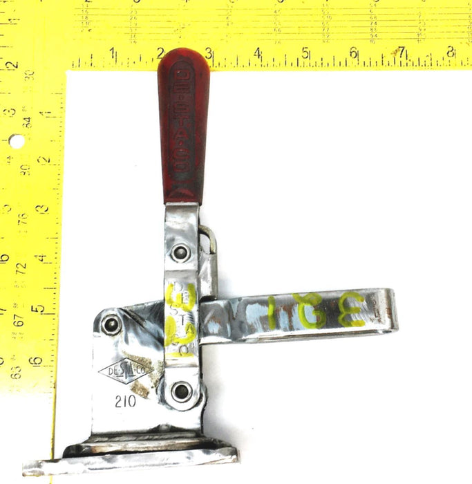 Destaco Steel Manual Hold Down Toggle Clamp With Base Missing Spindle 210-U USED
