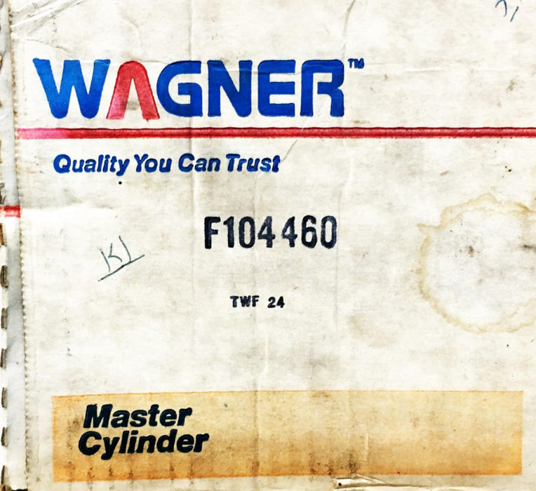 Wagner Brake Master Cylinder F104460 NOS