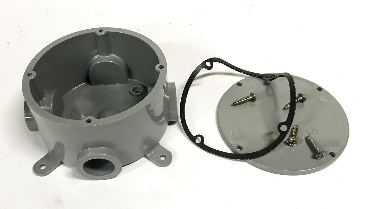 Carlon PVC 4-1/2 inch Conduit Junction Box E970CD [Lot of 2] NOS