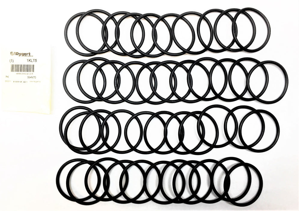 RT DYGERT 70 Buna Nitrile O-Ring AS568-334 (1KLT5) [Lot of 43] NOS
