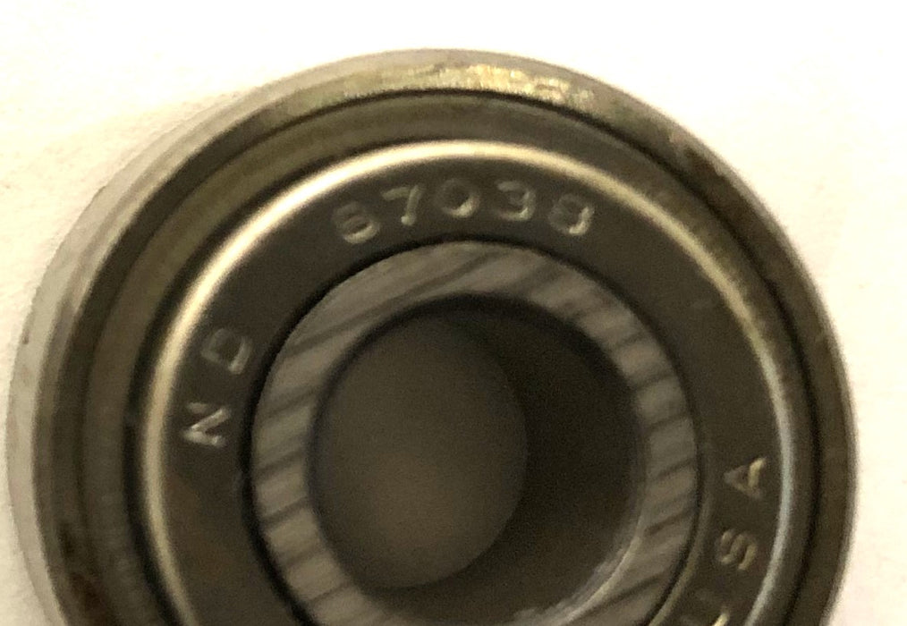 ND Single Row Ball Bearing 87038 [Lot of 3] NOS