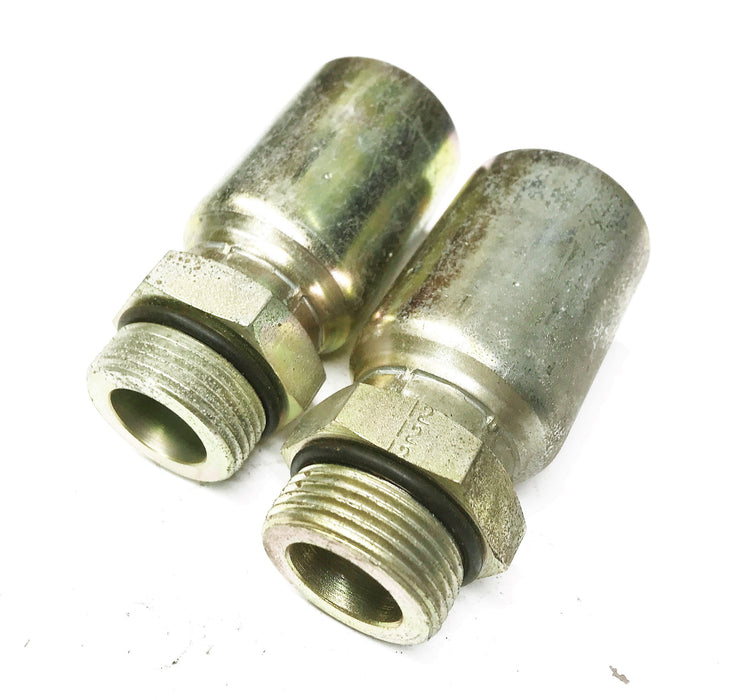 Weatherhead Hydraulic Fitting 16U-P16 [Lot of 2] NOS