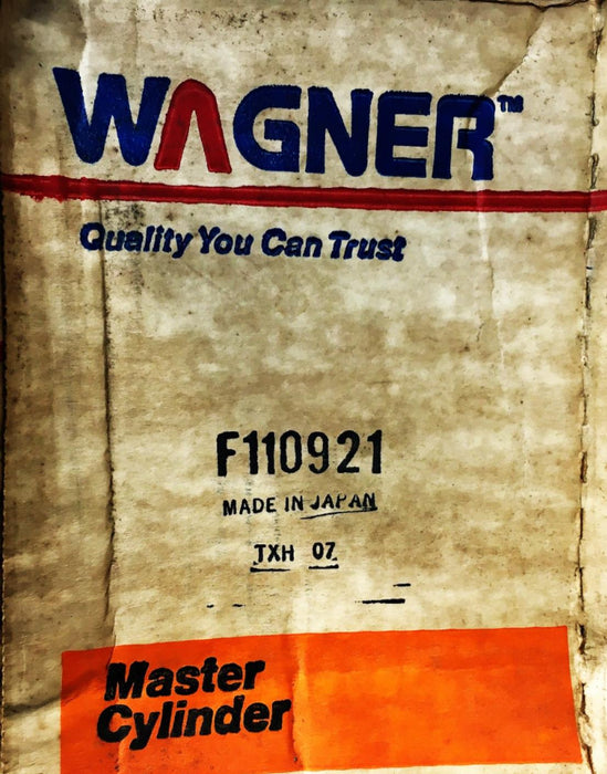 Wagner Brake Master Cylinder F110921 NOS