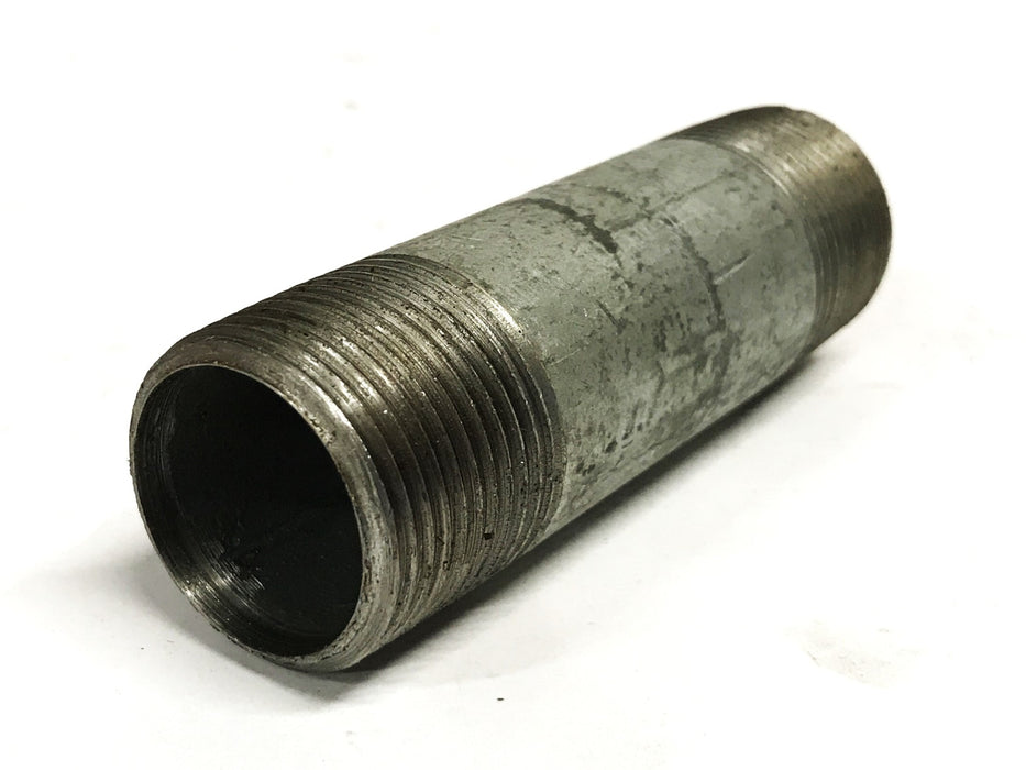 Unbranded 1 inch x 4 inch Galvanized Steel Conduit Nipple [Lot of 5] NOS