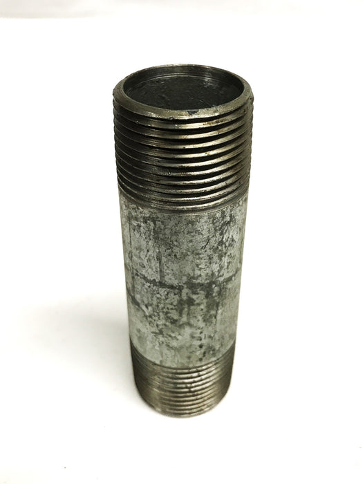 Unbranded 1 inch x 4 inch Galvanized Steel Conduit Nipple [Lot of 5] NOS
