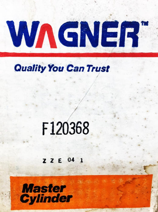 Wagner, Brake Master Cylinder F120368 NOS