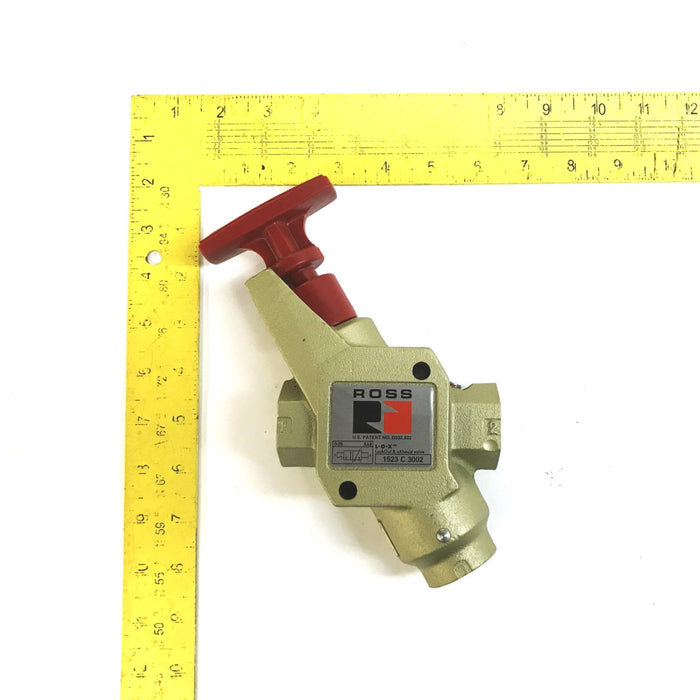 Ross Controls 3/8 inch Brass Relief Valve 1523C3002 NOS