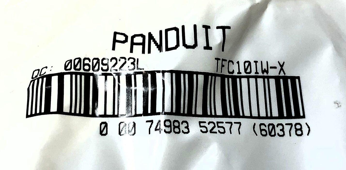 Panduit Tee Fitting Cover TFC10 (TFC10IW-X) [Lot of 21] NOS