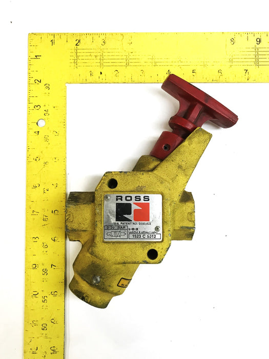 Ross Controls 3/4 inch Brass Relief Valve 1523C5012 USED