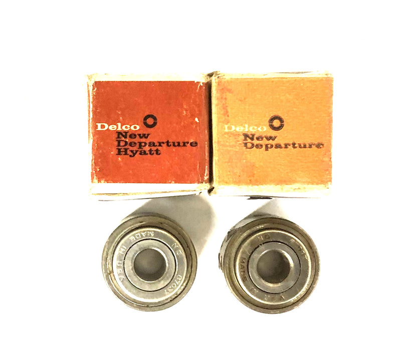 ND Single Row Ball Bearing 87037 [Lot of 2] NOS