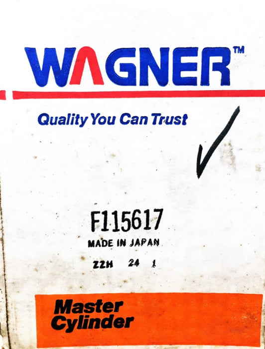 Wagner Brake Master Cylinder F115617 NOS