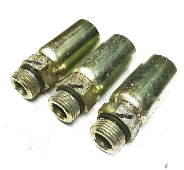 Weatherhead Hydraulic Fitting 12U-P10 [Lot of 3] NOS