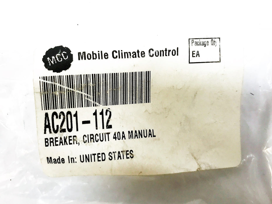 MCC Bus Parts Manual Circuit Breaker AC201-112 [Lot of 2] NOS