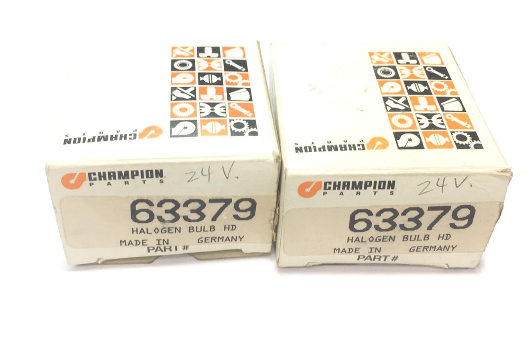 Champion Halogen Bulb 63379 [Lot of 2] NOS
