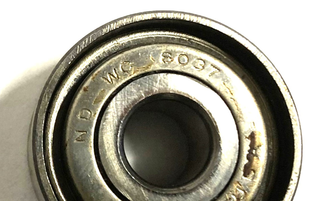 ND Single Row Ball Bearing WC8037 [Lot of 2] NOS