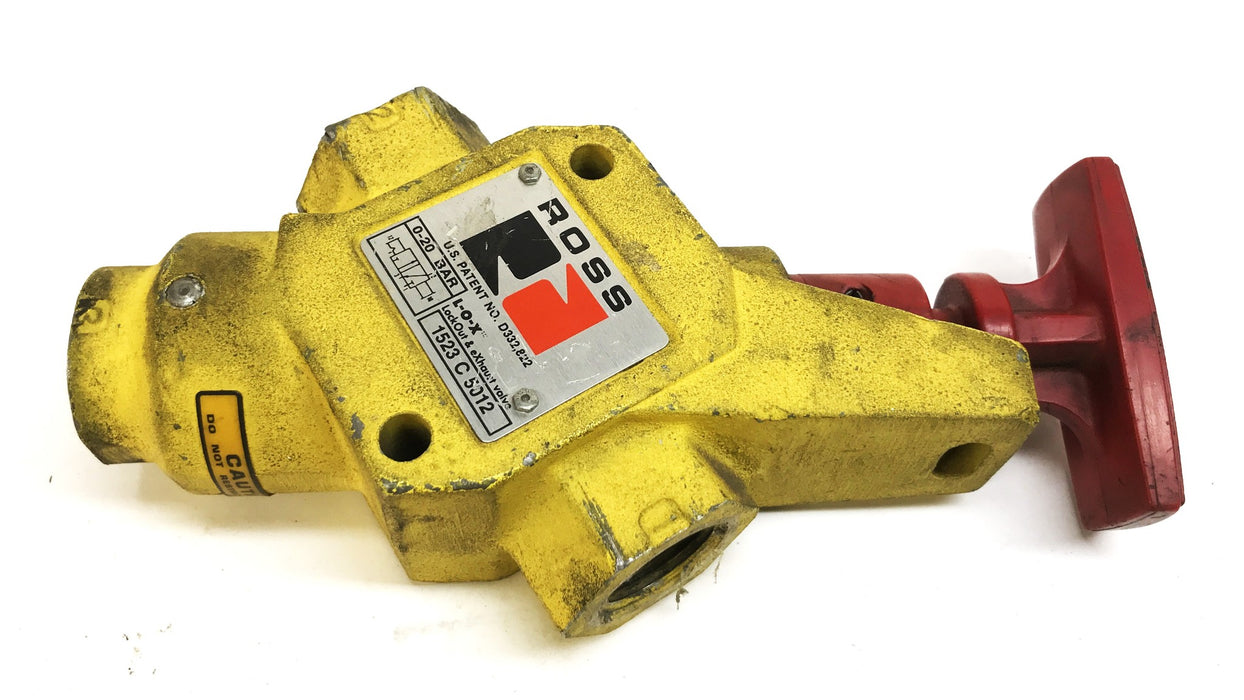 Ross Controls 3/4 inch Brass Relief Valve 1523C5012 USED