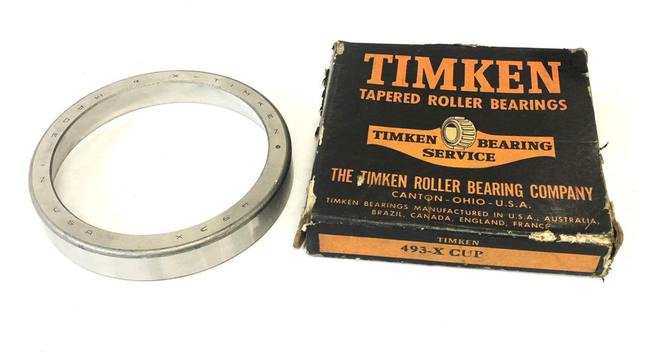 Timken Tapered Roller Bearing Cup 493X NOS