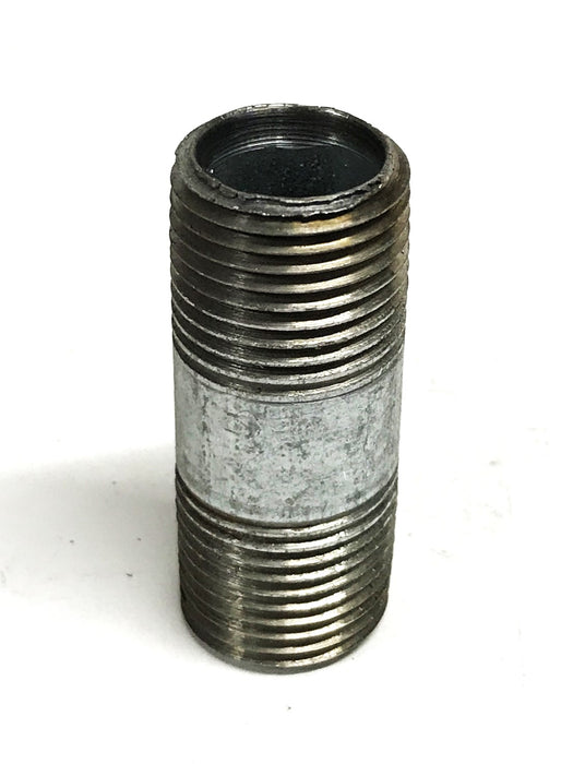 Unbranded 1/2 inch x 2 inch Galvanized Steel Conduit Nipple [Lot of 5] NOS