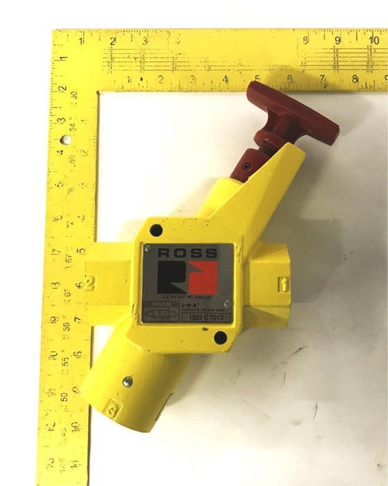 Ross Controls 1-1/4 inch Brass Lockout and Exhaust Valve 1523C7012 NOS