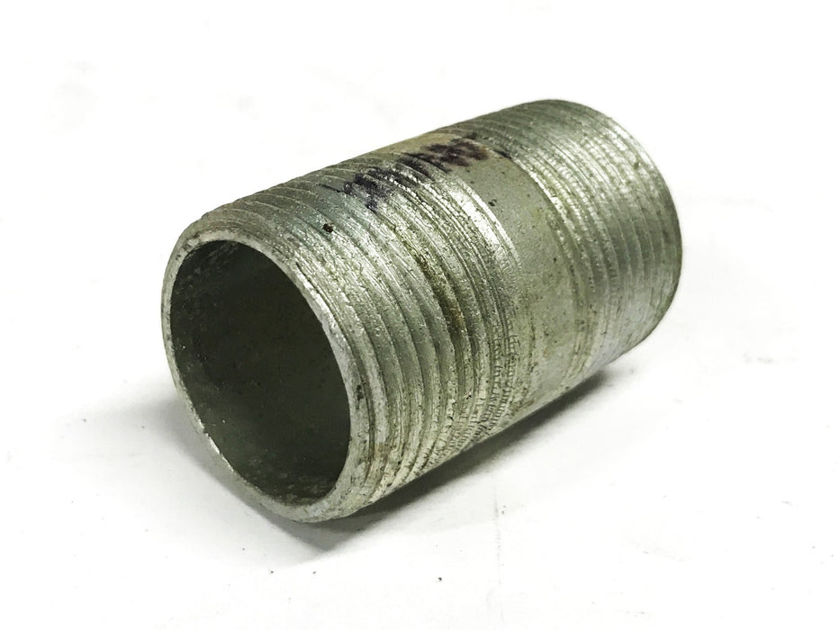 Unbranded 1 inch x 2 inch Galvanized Steel Conduit Nipple [Lot of 5] NOS