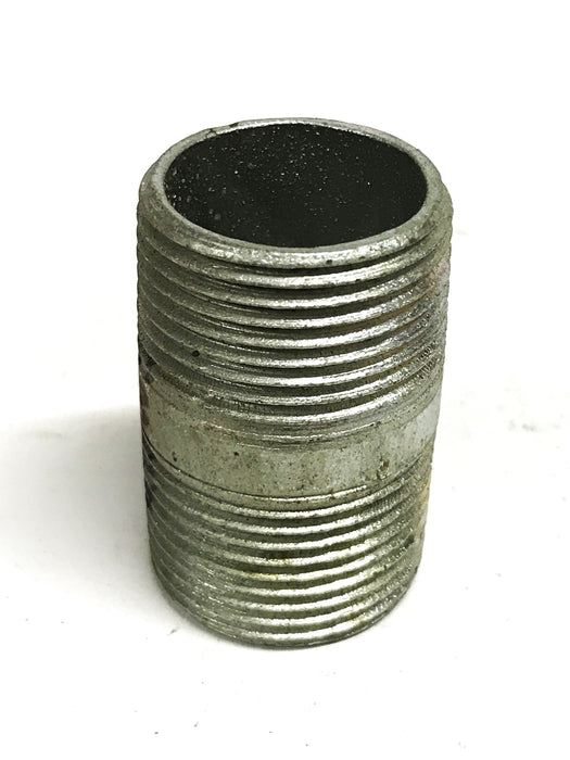 Unbranded 1 inch x 2 inch Galvanized Steel Conduit Nipple [Lot of 5] NOS