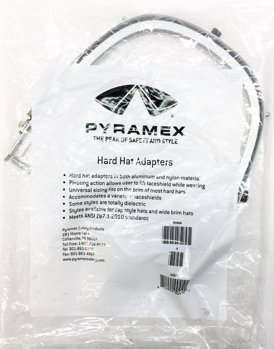 Pyramex Aluminum Hard Hat Style Adapter HHAA [Lot of 3] NOS