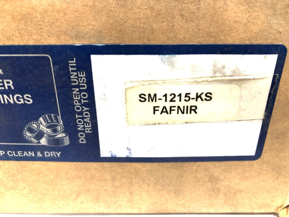 Fafnir Insert Ball Bearing SM1215KS NOS