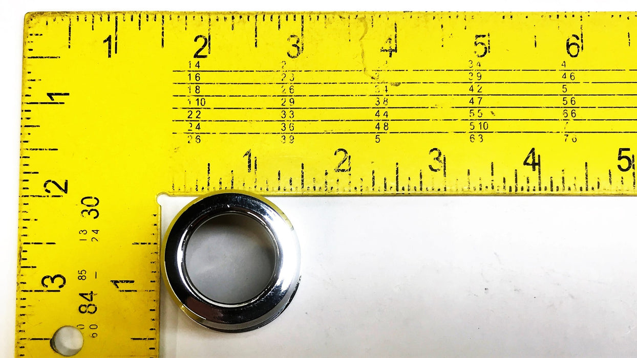 Unbranded 1" High Chrome Escutcheon for 3/4" Pipe [Lot of 4] NOS