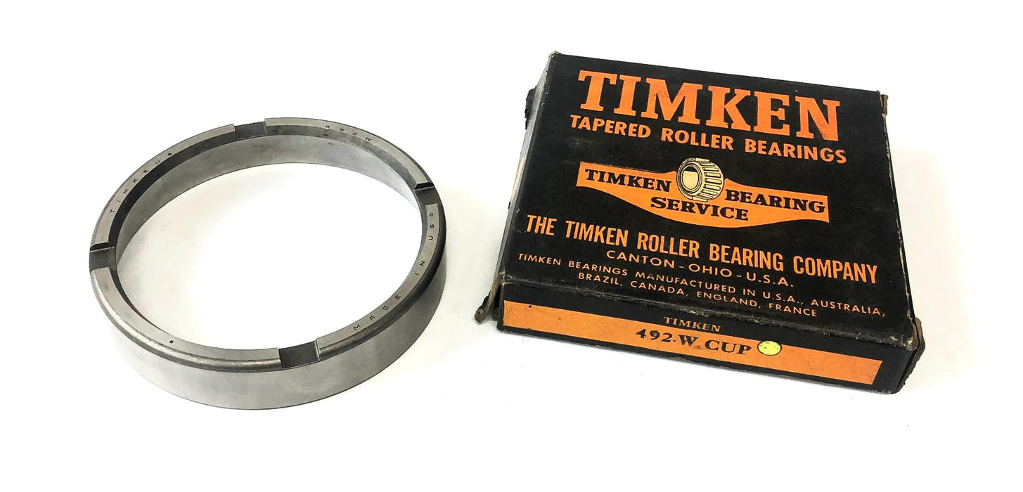 Timken Tapered Roller Bearing Cup 492-W NOS