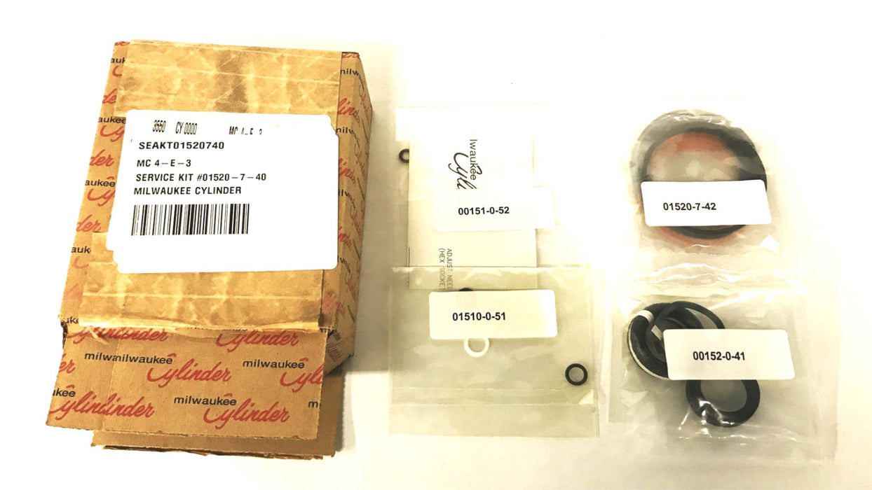 Milwaukee Cylinder 16-Piece Seal Kit 01520-7-40 NOS