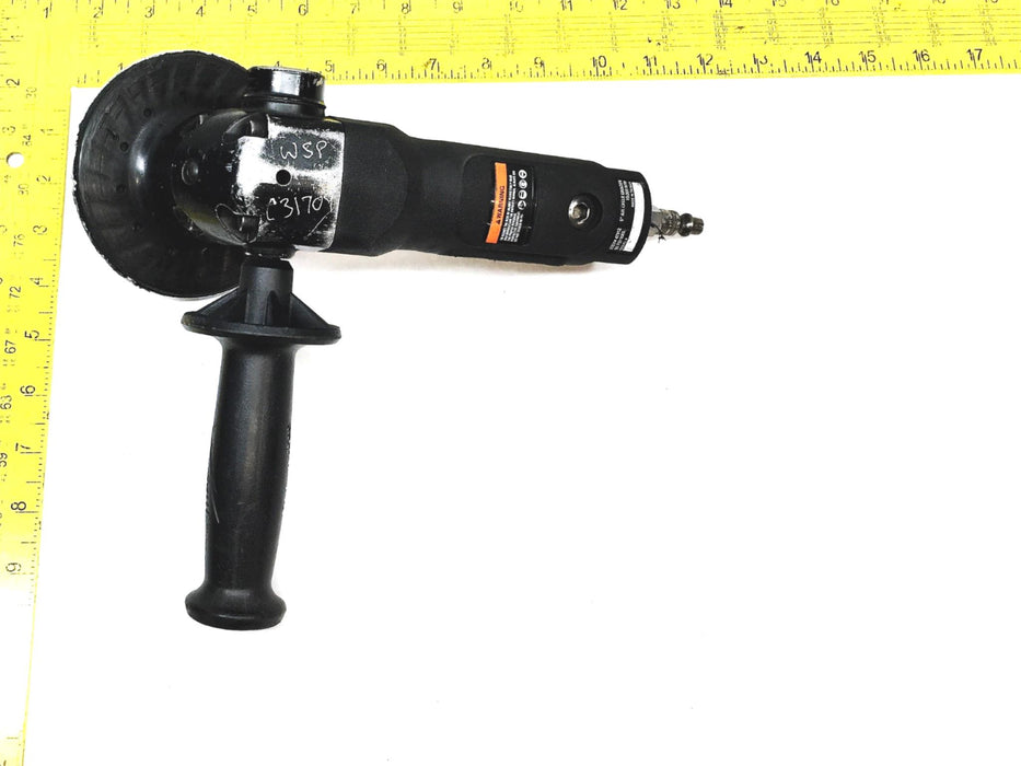Ironton 5 Inch 90 PSI 10,000 RPM Angle Air Grinder With Disc Backing 47912 USED