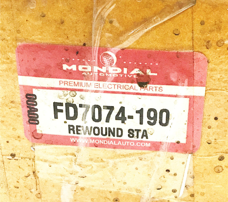 Mondial 190A Re-Wound Stator Assembly FD7074-190 NOS