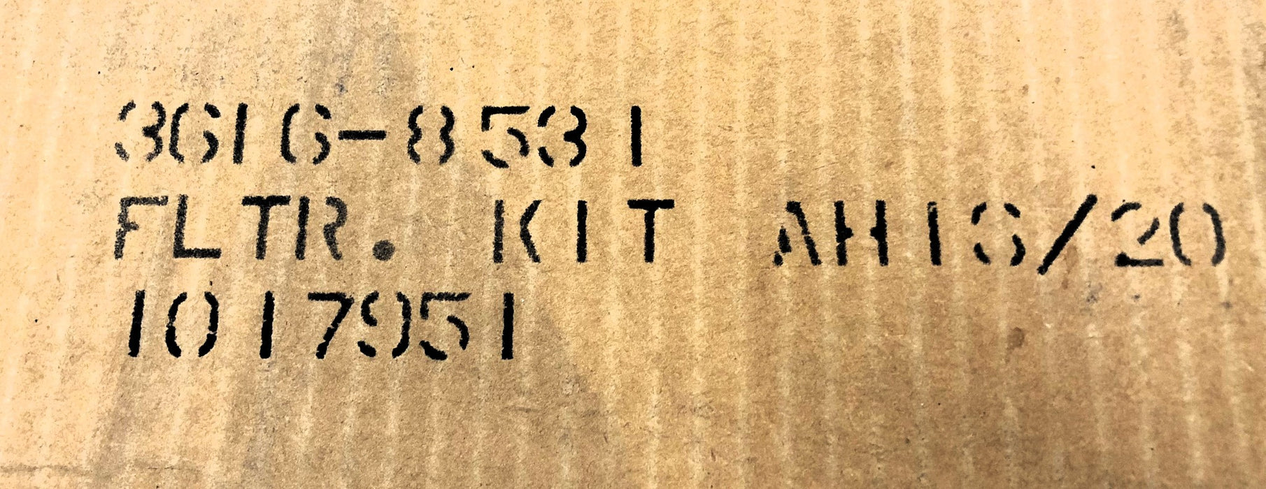 Evcon Air Filter Kit For 20" x 20" x 1" Filter 3616-8531 NOS