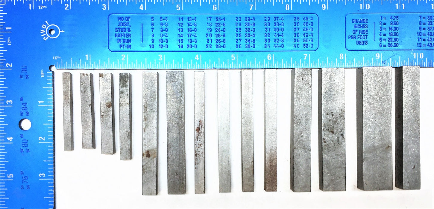 HANDI-CHEK Metric Kut-A-Key (14pcs) 68-1010 USED